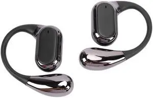 LUCKDANO Ear Hook Headphones Wireless Bluetooth Ear Hook Headphones HiFi Sound Noise Canceling Microphone 60H Playtime Lightweight for Cycling Running Workout Black (Black) LUCKDANO Ear Hook Headphones Wireless Bluetooth Ear Hook Headphones HiFi Sound Noise Canceling Microphone 60H Playtime Lightweight for Cycling Running Workout Black (Black)