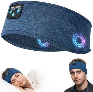 Perytong Sleep Headphones, Bluetooth 5.4 Headband Headphones for Sleeping, Wireless Sleeping Headphones for Side Sleepers, Sweat-Proof Sport Headband Earphones for Yoga Running Airplane Perytong Sleep Headphones, Bluetooth 5.4 Headband Headphones for Sleeping, Wireless Sleeping Headphones for Side Sleepers, Sweat-Proof Sport Headband Earphones for Yoga Running Airplane