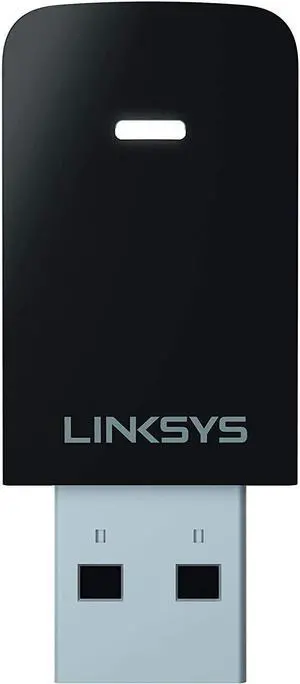 Linksys USB Wireless Network Adapter, Dual-Band wireless Adapter for PC, 600Mbps (AC600) Speed - WUSB6100M Linksys USB Wireless Network Adapter, Dual-Band wireless Adapter for PC, 600Mbps (AC600) Speed - WUSB6100M