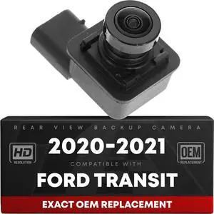 Rear View Camera Compatible with 2021 Ford Transit Cargo Van, Medium^^ High Roof Rear View Camera Compatible with 2021 Ford Transit Cargo Van, Medium^^ High Roof