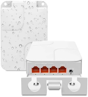 YuanLey Outdoor 2.5 Gigabit PoE Extender 1 in 3 Out, 4 Port 2.5Gbps PoE Repeater IP55 Waterproof, Vlan, Extend Additional 100m(328ft) of Power and Data Transmission, Wall Mount Plug and Play YuanLey Outdoor 2.5 Gigabit PoE Extender 1 in 3 Out, 4 Port 2.5Gbps PoE Repeater IP55 Waterproof, Vlan, Extend Additional 100m(328ft) of Power and Data Transmission, Wall Mount Plug and Play