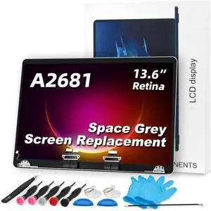 JYYSCRN A2681 Screen Replacement with Sleep Sensor Cable for 13.6 Inch MacBook Air M2 2022, 2560x1664 LCD Full Assembly Display for EMC 4074 Space Grey JYYSCRN A2681 Screen Replacement with Sleep Sensor Cable for 13.6 Inch MacBook Air M2 2022, 2560x1664 LCD Full Assembly Display for EMC 4074 Space Grey