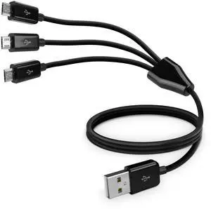 BoxWave Cable Compatible with BlueParrott C400-XT - MultiCharge MicroUSB Cable, Multiple Charging Cable Micro USB Cable - Black BoxWave Cable Compatible with BlueParrott C400-XT - MultiCharge MicroUSB Cable, Multiple Charging Cable Micro USB Cable - Black