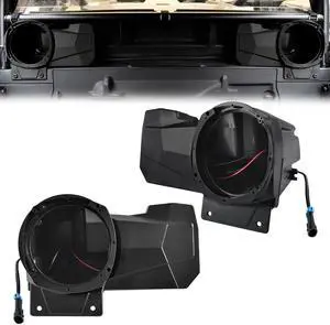 KEWISAUTO Rear Seat Sport Speaker Enclosures Pods Mounts Holders Brackets Support 6.5" Speakers for Polaris RZR XP 1000/XP 4 1000 2024+ Accessories (2PCS) KEWISAUTO Rear Seat Sport Speaker Enclosures Pods Mounts Holders Brackets Support 6.5" Speakers for Polaris RZR XP 1000/XP 4 1000 2024+ Accessories (2PCS)