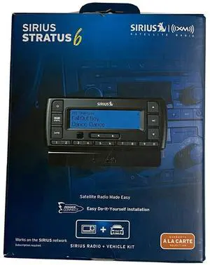 SIRIUS Stratus 6 Dock-and-Play Radio with Car Kit (Black) SIRIUS Stratus 6 Dock-and-Play Radio with Car Kit (Black)