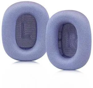 Upgraded Ear Cushions Replacement for 2024 New Apple Airpods Max Over-Ear Headphones, Earpads with Durable Mesh Fabric and Magnet for Airpods Max (Purple) Upgraded Ear Cushions Replacement for 2024 New Apple Airpods Max Over-Ear Headphones, Earpads with Durable Mesh Fabric and Magnet for Airpods Max (Purple)