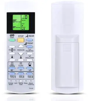 Snrigw Replacement Remote for TOTO Washlet Bidet SW3054AT40 TCF4911E SW3084#01,SW3084#12,SW3083#01,SW3083,SW3046#01,SW3046,S500E,S550E,SW3056#01 SW3054AT40 SW3054 & Multiple TCF Series Models Snrigw Replacement Remote for TOTO Washlet Bidet SW3054AT40 TCF4911E SW3084#01,SW3084#12,SW3083#01,SW3083,SW3046#01,SW3046,S500E,S550E,SW3056#01 SW3054AT40 SW3054 & Multiple TCF Series Models