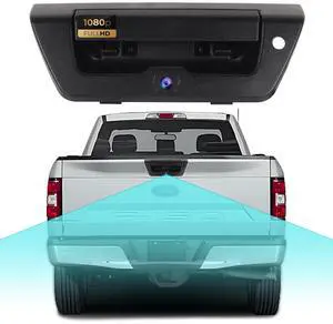 ASURE Tailgate Handle Backup Camera for Ford F150 2015-2020 - 1080P HD Rear View Camera Replacement, 170 Wide Angle Night Vision, IP68 Waterproof, RCA Compatible Truck Camera with Guide Lines ASURE Tailgate Handle Backup Camera for Ford F150 2015-2020 - 1080P HD Rear View Camera Replacement, 170 Wide Angle Night Vision, IP68 Waterproof, RCA Compatible Truck Camera with Guide Lines