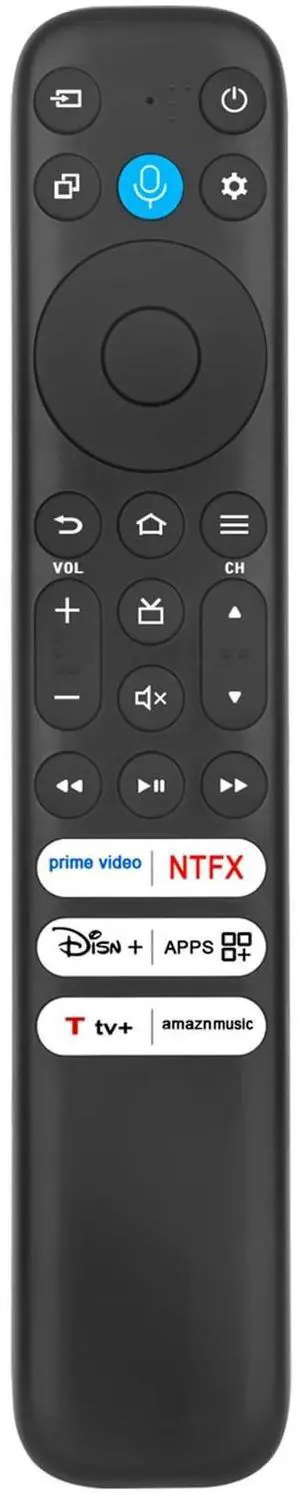 RC813 CMB2 Voice Replace Remote Control Applicable for TCL Smart TV 65Q651F 55Q651F 75Q651F 40SF35 32S350F 40S350F 40S35F 55Q650F 32SF540K 85Q550F 65Q650F 65S551F 43S551F 75Q650F 55F35 65Q550F 58S571F RC813 CMB2 Voice Replace Remote Control Applicable for TCL Smart TV 65Q651F 55Q651F 75Q651F 40SF35 32S350F 40S350F 40S35F 55Q650F 32SF540K 85Q550F 65Q650F 65S551F 43S551F 75Q650F 55F35 65Q550F 58S571F
