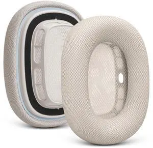 Ear Cushions Replacement for Apple AirPods Max - Upgraded Ear Cups for Air Pods Max Headphones, GVOEARS Earpads Covers Sweatproof (Starlight) Ear Cushions Replacement for Apple AirPods Max - Upgraded Ear Cups for Air Pods Max Headphones, GVOEARS Earpads Covers Sweatproof (Starlight)