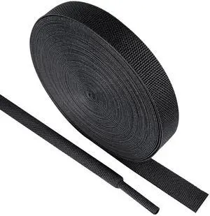 Black 2:1 Ratio Automotive Heat Shrink Braided Sleeving,Wear-Resistant Flat Woven Shrinkable Sleeve Fabric Car Cable Wires Hoses Protection (3/8"-35ft) Black 2:1 Ratio Automotive Heat Shrink Braided Sleeving,Wear-Resistant Flat Woven Shrinkable Sleeve Fabric Car Cable Wires Hoses Protection (3/8"-35ft)
