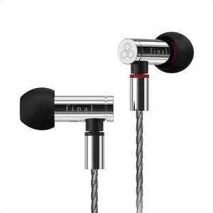 Final E5000 in Ear Isolating Earphones, 6.4mm Dynamic Driver, High-Resolution, Stainless Steel Housing, Detachable Silver-Coated MMCX Cable, Swing-Fit Eartips - Stainless Steel Final E5000 in Ear Isolating Earphones, 6.4mm Dynamic Driver, High-Resolution, Stainless Steel Housing, Detachable Silver-Coated MMCX Cable, Swing-Fit Eartips - Stainless Steel