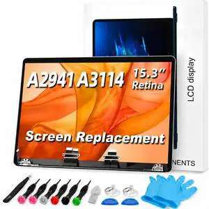 TRGSLKSS A2941 A3114 Screen Replacement A2941 A3114 LCD for 15.3 inches MacBook M2 M3air 2023 2024 Year 2880x1864 Replacement LCD Full Assembly for EMC 8301 8612 9301 Midnight TRGSLKSS A2941 A3114 Screen Replacement A2941 A3114 LCD for 15.3 inches MacBook M2 M3air 2023 2024 Year 2880x1864 Replacement LCD Full Assembly for EMC 8301 8612 9301 Midnight