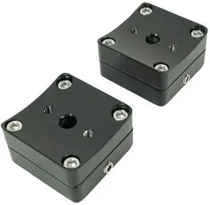 Rockville MAC360B (2) Marine-Grade Swivel Clamps for Wakeboard Towers or Surface Mounting, 360-Degree Rotation, Black Powder-Coated, Quick-Release, for Boat Audio Systems Rockville MAC360B (2) Marine-Grade Swivel Clamps for Wakeboard Towers or Surface Mounting, 360-Degree Rotation, Black Powder-Coated, Quick-Release, for Boat Audio Systems