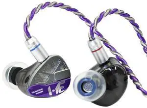 syeindunce Tangzu Xiao Qiao 10mm Dynamic Driver IEMs, Harmonic Empire Semi-Open Back HiFi Earphones with Graphene Diaphragm & CNC Resin Shell (Purple, 3.5mm) syeindunce Tangzu Xiao Qiao 10mm Dynamic Driver IEMs, Harmonic Empire Semi-Open Back HiFi Earphones with Graphene Diaphragm & CNC Resin Shell (Purple, 3.5mm)
