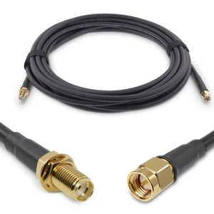 Proxicast 20 ft SMA Male to SMA Female 50 Ohm Low-Loss CFD240 Coax Cable Proxicast 20 ft SMA Male to SMA Female 50 Ohm Low-Loss CFD240 Coax Cable