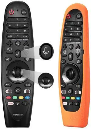 Voice Remote for LG Magic Remote AKB75855501 Compatible with LG OLED QNED NanoCell Webos TV with Pointer Function and Silicone Cover Voice Remote for LG Magic Remote AKB75855501 Compatible with LG OLED QNED NanoCell Webos TV with Pointer Function and Silicone Cover