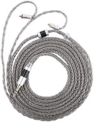Linsoul Tripowin Zonie IEM Cable, 2m Long Earbud Cord, 16 Core Silver Plated Earphone Cable, in Ear Monitor Wire for Audiophile Musician (MMCX) Linsoul Tripowin Zonie IEM Cable, 2m Long Earbud Cord, 16 Core Silver Plated Earphone Cable, in Ear Monitor Wire for Audiophile Musician (MMCX)