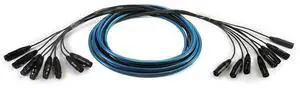 Whirlwind Audio Multitrack Snake, 8 XLRF to 8 XLRM, 25', Fan to Fan Whirlwind Audio Multitrack Snake, 8 XLRF to 8 XLRM, 25', Fan to Fan