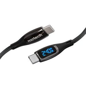 Naztech Type C to Type C Digital Charger - 6ft 240W USB-C Charge Cable, USB-C PD Cable with LED Power Display, Braided Fast Charging Cord for iPhone 17/16/15, Galaxy 25/24, MacBook, iPad & More Naztech Type C to Type C Digital Charger - 6ft 240W USB-C Charge Cable, USB-C PD Cable with LED Power Display, Braided Fast Charging Cord for iPhone 17/16/15, Galaxy 25/24, MacBook, iPad & More
