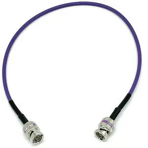 AV-Cables 12G 4K HD SDI BNC - BNC Cable 4855R Mini RG59 (1.5ft, Violet) AV-Cables 12G 4K HD SDI BNC - BNC Cable 4855R Mini RG59 (1.5ft, Violet)