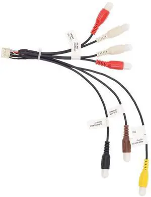 Xtenzi RCA Cord Assembly Harness Car Audio Video Compatible with Pioneer AVH240EX, AVH241EX, DMH130BT, DMH240EX, DMH241EX, DMH340EX, DMH341EX, DMH342EX Xtenzi RCA Cord Assembly Harness Car Audio Video Compatible with Pioneer AVH240EX, AVH241EX, DMH130BT, DMH240EX, DMH241EX, DMH340EX, DMH341EX, DMH342EX