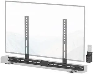 Sound bar TV Mounts for Sony Soundbar TV Mount with Remote Holder - 13" Adjustable Height for Sony Soundbar Mounting Bracket Hold 35Lbs for Space Saving Sound bar TV Mounts for Sony Soundbar TV Mount with Remote Holder - 13" Adjustable Height for Sony Soundbar Mounting Bracket Hold 35Lbs for Space Saving