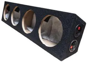 6.5" Black Four Hole Extended One-Piece Subwoofer Speaker Case Car Stereo Speaker Case for Car Audio Tuning 6.5" Black Four Hole Extended One-Piece Subwoofer Speaker Case Car Stereo Speaker Case for Car Audio Tuning