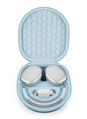 Smart Case for Apple AirPods Max Headphone Supports Sleep Mode, Hard Organizer Portable Carry Travel Cover Storage Bag (Blue) Smart Case for Apple AirPods Max Headphone Supports Sleep Mode, Hard Organizer Portable Carry Travel Cover Storage Bag (Blue)