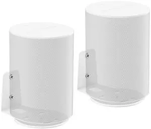 Chunxiao Pair of Speaker Mount for Sonos Era 100 & Era 100 SL Wall Mount White - Simple Metal Speaker Wall Mount for Sonos Era 100 Mount Bracket Easy to Install Chunxiao Pair of Speaker Mount for Sonos Era 100 & Era 100 SL Wall Mount White - Simple Metal Speaker Wall Mount for Sonos Era 100 Mount Bracket Easy to Install