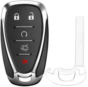 Replacement Car Key Fob Smart Proximity Keyless Entry Remote Control fit for Chevy Camaro Cruze Malibu 2016-2020 433MHz ID46 Chip 5 Button FCCID: HYQ4EA 13529662 Replacement Car Key Fob Smart Proximity Keyless Entry Remote Control fit for Chevy Camaro Cruze Malibu 2016-2020 433MHz ID46 Chip 5 Button FCCID: HYQ4EA 13529662