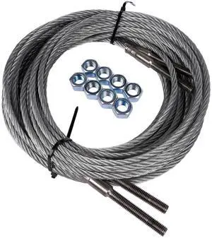 GLOSSY AUTO PARTS Equalizer Cables Set of 2 Replacement for Quality 9000AS and Q-10000 Two-Post Lift #26K06010 BH-7233-100 GLOSSY AUTO PARTS Equalizer Cables Set of 2 Replacement for Quality 9000AS and Q-10000 Two-Post Lift #26K06010 BH-7233-100