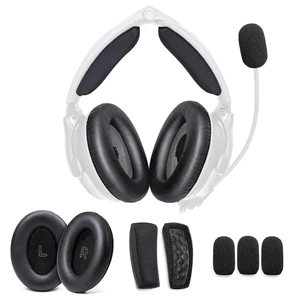Voarmaks Ear Pads & Headband & Mic Covers for Bose A30 Aviation Headset Voarmaks Ear Pads & Headband & Mic Covers for Bose A30 Aviation Headset