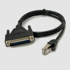 GXMRHWY DB25 Male to RJ45 Male Ethernet Modem Console Cable 1Meter GXMRHWY DB25 Male to RJ45 Male Ethernet Modem Console Cable 1Meter