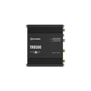 Teltonika TRB500000000 Model TRB500 Industrial 5G Gateway; Speeds of up to 1 Gbps; Auto APN; 2x Inputs/Outputs; For use in Europe, Middle East, Africa, Oceania, Brazil; Not for use in USA Teltonika TRB500000000 Model TRB500 Industrial 5G Gateway; Speeds of up to 1 Gbps; Auto APN; 2x Inputs/Outputs; For use in Europe, Middle East, Africa, Oceania, Brazil; Not for use in USA