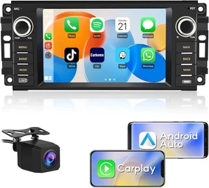 AWESAFE Android Car Radio for Jeep Wrangler 2007-2018, Dodge Ram 2009-2012 AWESAFE Android Car Radio for Jeep Wrangler 2007-2018, Dodge Ram 2009-2012
