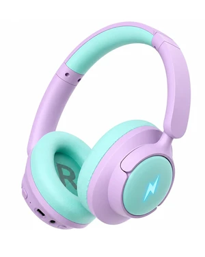 Qozybuds Active Noise Cancelling Wireless Kids Headphones, Kids Bluetooth 6.0 Headphones, Safe Volume 94dBA Headphones for Kids, 100H Playtime, Type C Fast Charging, LED for iPad, School, Trave Qozybuds Active Noise Cancelling Wireless Kids Headphones, Kids Bluetooth 6.0 Headphones, Safe Volume 94dBA Headphones for Kids, 100H Playtime, Type C Fast Charging, LED for iPad, School, Trave