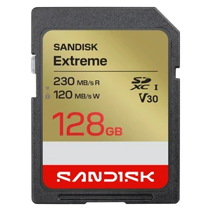 SANDISK 128GB Extreme SD Memory Card, Up to 230MB/s Read Speeds, UHS-I SANDISK 128GB Extreme SD Memory Card, Up to 230MB/s Read Speeds, UHS-I