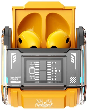 Transformers MG-C03 Bluetooth TWS Wireless Earbuds HiFi Sound, Low Latency Gaming & Music Dual Mode Headset, Noise Cancelling, Touch Control, Long Battery Life & Charging Case (Yellow - Bumble Transformers MG-C03 Bluetooth TWS Wireless Earbuds HiFi Sound, Low Latency Gaming & Music Dual Mode Headset, Noise Cancelling, Touch Control, Long Battery Life & Charging Case (Yellow - Bumble