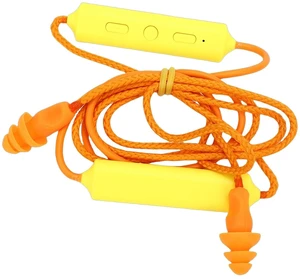 PUSOKEI Noise Reduction Wireless Neckband Headphones, 29dB Reduction 20Hrs Playtime Hearing Earbuds Work Earbuds for Construction Lawn, IPX5 Sweatproof (Yellow) PUSOKEI Noise Reduction Wireless Neckband Headphones, 29dB Reduction 20Hrs Playtime Hearing Earbuds Work Earbuds for Construction Lawn, IPX5 Sweatproof (Yellow)