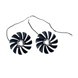 AKUYAO 95mm 4PIN PWM GPU Cooling Fans FDC10U12S9-C Replacement for XFX RX 5600XT 5700 5700XT Thicc II Graphics Card (Dual Fans) AKUYAO 95mm 4PIN PWM GPU Cooling Fans FDC10U12S9-C Replacement for XFX RX 5600XT 5700 5700XT Thicc II Graphics Card (Dual Fans)