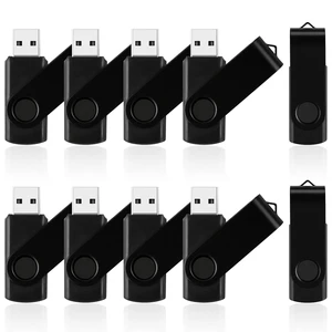 10 Pack 2GB USB Flash Drive Black Swivel Bulk Thumb Drive USB Memory Sticks 10 Pack 2GB USB Flash Drive Black Swivel Bulk Thumb Drive USB Memory Sticks