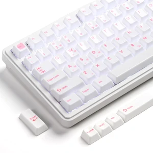 XVX Genuine Ceramic Keycaps,120 Keys Crush Pink Cherry Profile Keycaps for MX Magnetic Switches Gaming Office Keyboard XVX Genuine Ceramic Keycaps,120 Keys Crush Pink Cherry Profile Keycaps for MX Magnetic Switches Gaming Office Keyboard