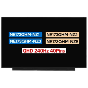 BTSELSS 17.3" Display Panel NE173QHM-NZ1 NE173QHM-NZ2 NE173QHM-NZ3 NE173QHM-NZ5 BOE0B67 BOE09F9 LCD Non-Touch Screen Replacement QHD 2560(RGB)1440 240Hz 40Pins BTSELSS 17.3" Display Panel NE173QHM-NZ1 NE173QHM-NZ2 NE173QHM-NZ3 NE173QHM-NZ5 BOE0B67 BOE09F9 LCD Non-Touch Screen Replacement QHD 2560(RGB)1440 240Hz 40Pins