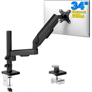 Single Monitor Arm Desk Mount for 17-34" Screens, VESA Stand Holds 22 lbs Single Monitor Arm Desk Mount for 17-34" Screens, VESA Stand Holds 22 lbs