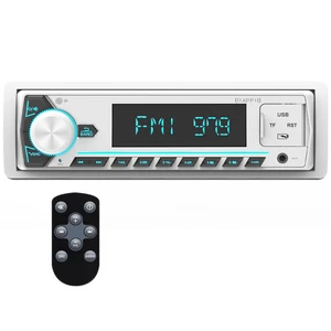 Single Din Bluetooth Marine Radio: Indash Car Stereo Receiver for Boat Single Din Bluetooth Marine Radio: Indash Car Stereo Receiver for Boat