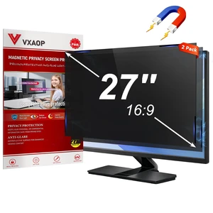 2-Pack 27 Inch Magnetic Computer Privacy Screen Filter (16:9 Aspect Ratio) 2-Pack 27 Inch Magnetic Computer Privacy Screen Filter (16:9 Aspect Ratio)