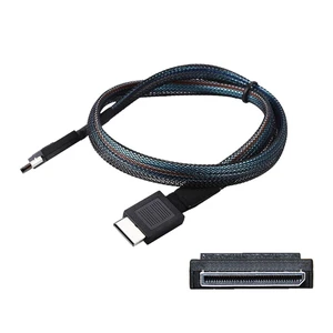 ONE XPLAYER OCuLink Cable for OneXGPU eGPU, SFF8611, 3.3ft Long, PCIe 4.0 x4 ONE XPLAYER OCuLink Cable for OneXGPU eGPU, SFF8611, 3.3ft Long, PCIe 4.0 x4