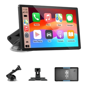 CarPlay Screen for Car, 9'' Wireless CarPlay & Android Auto - Smart Portable Touchscreen with Bluetooth/FM, Mirror Link, Voice Control, GPS Navigation, Hands-Free Calling, Plug & Play Car Play CarPlay Screen for Car, 9'' Wireless CarPlay & Android Auto - Smart Portable Touchscreen with Bluetooth/FM, Mirror Link, Voice Control, GPS Navigation, Hands-Free Calling, Plug & Play Car Play