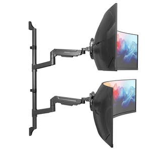 Mount-It! Dual Stacked Monitor Wall Mount, Heavy-Duty Gas Spring, 17-49 in Mount-It! Dual Stacked Monitor Wall Mount, Heavy-Duty Gas Spring, 17-49 in